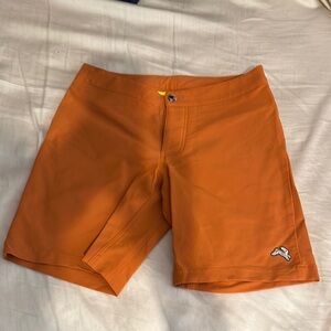 Burnt Orange Tracksmith Running Shorts